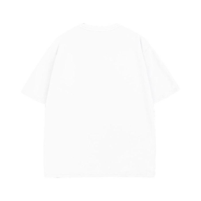 White Solid Oversized