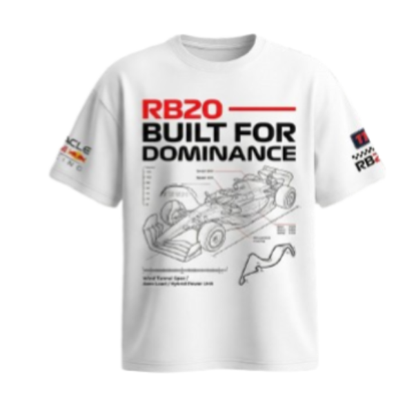 RB20 – Built for Dominance Racing T-Shirt