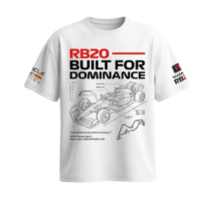 RB20 – Built for Dominance Racing T-Shirt