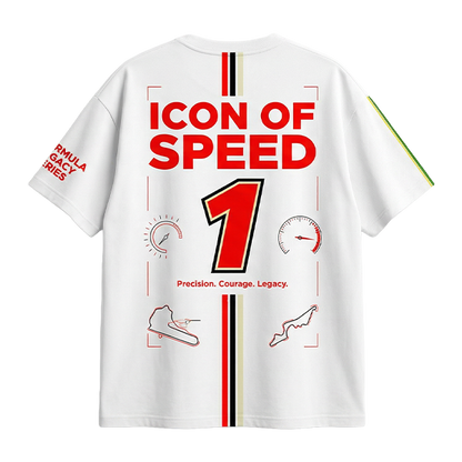 Ayrton Senna “Icon of Speed” Premium Racing Tribute T-Shirt