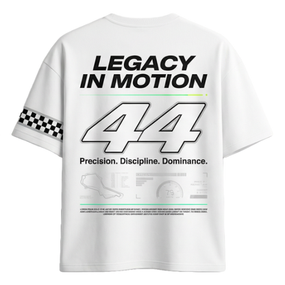 Legacy in Motion 44 – Formula Elite Graphic Oversized T-Shirt