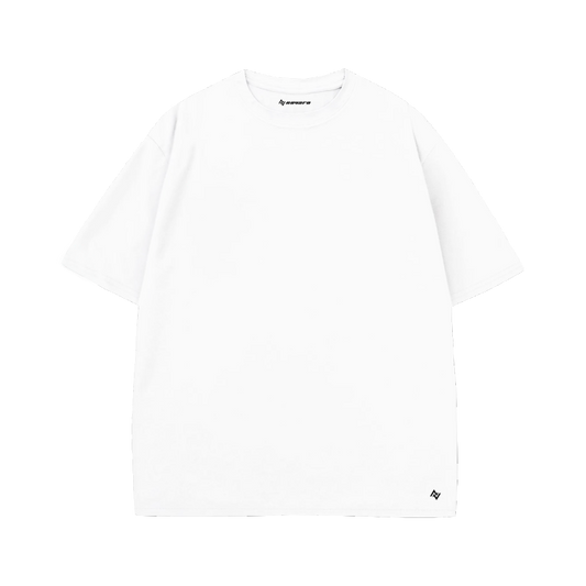 White Solid Oversized